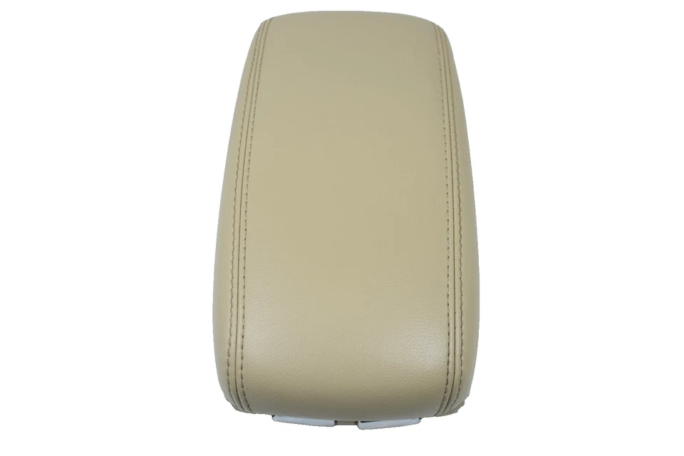 Центральная консоль Jaguar X-Type 2002-2008 годов выпуска бежевая кожаная крышка подлокотника в сборе изготовитель оборудования - Изображение 3 из 4