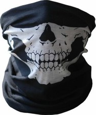 Skull Tubular Face Mask Bandana Motorcycle Scarf Face Neck Warmer w/tracking
