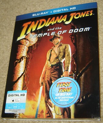 Indiana Jones and the Temple of Doom (Blu-ray Disc, 2013),NEW & SEALED, CLASSIC!