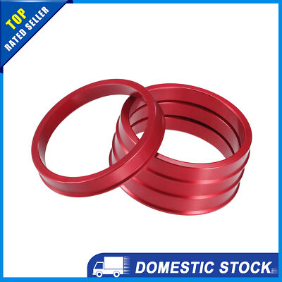 Universal Hub Centric Rings OD 72.6mm to ID 63.4mm Wheel Bore Spacer Pack of 4