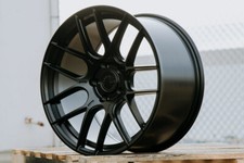 Aodhan Ahx 18x8.5 35 5x112 Matte Black Golf Gti Passat A3 A4 A5 Cla250 C300
