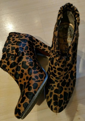 sam edelman leopard print booties