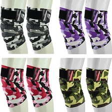 Billzan Knee Wraps Power Lifter Supports Gym Training Elasticated Bandage Pair