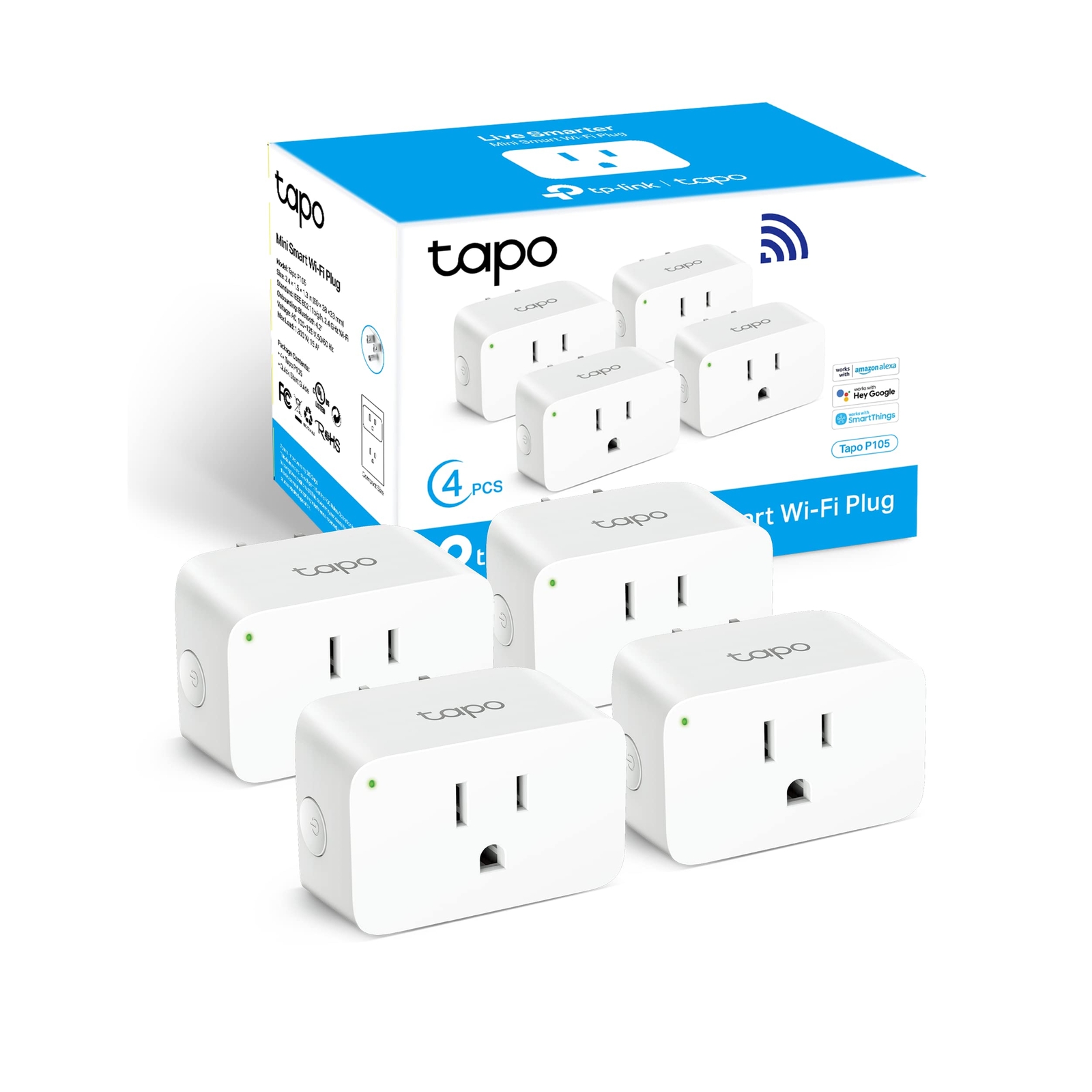 TP-Link Smart Plug Mini 15A, Smart Home Wi-Fi Plug, Super Easy Setup, Compati...