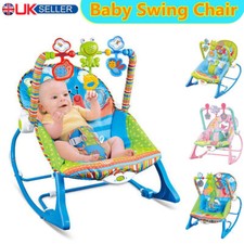 Electric Baby Swing Chair Infant Cradle Bouncer Seat Rocker with Music Toy UK