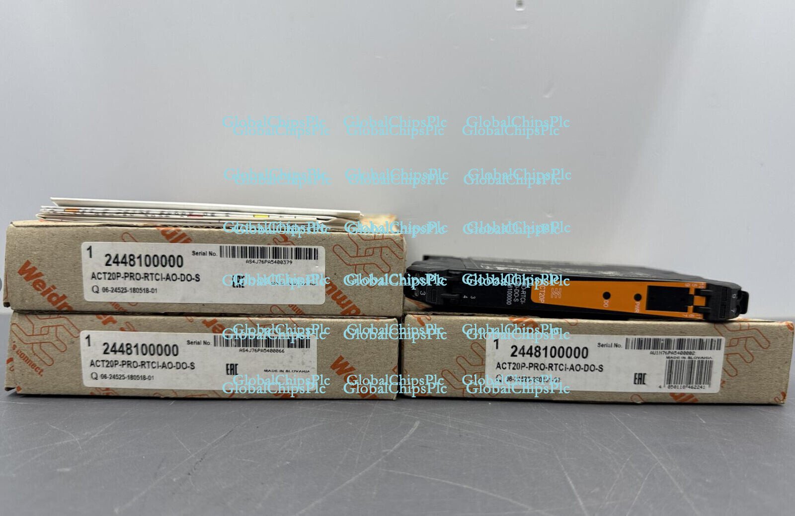 1pcs Weidmuller ACT20P-PRO-RTCI-AO-DO-S ，2448100000