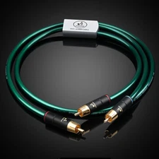 HIFI Stereo RCA Cable High Premium Audio cable 1RCA to 2RCA Interconnect Cable