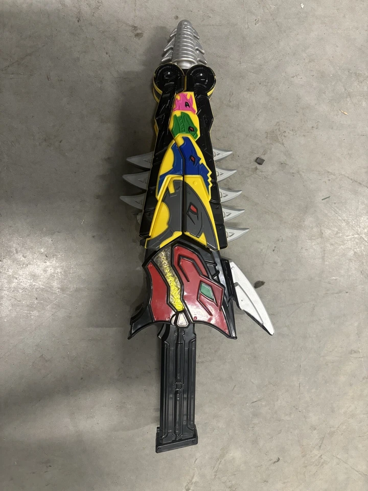 Power Rangers Dino Super Charge Spike Battle Sword Chomping Action Bandai 2015 Foto 2 de 4