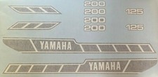 YAMAHA RD125 RD200 DECAL SET 2