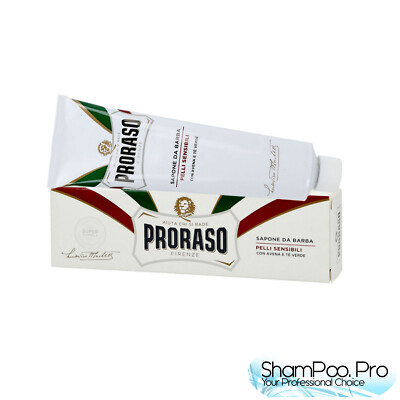 Proraso White Shaving Cream In a Tube For Sensitive Skin 150 ML