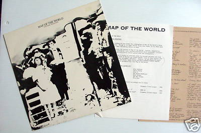 MAP OF THE WORLD Natural Disasters LP 1985