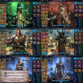 RaidShadowLegends|7 Mythic|308 Legendary|2x platinum Avatar|33M Power|Speed 432