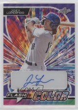 2023 Leaf Eclectic Flash of Color Purple Wave 6/6 Joey Loperfido Auto 13u1