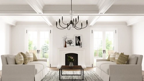 Quoizel CCY5040 Cecily 9 Light 40"W Crystal Candle Style - Black - Picture 3 of 12