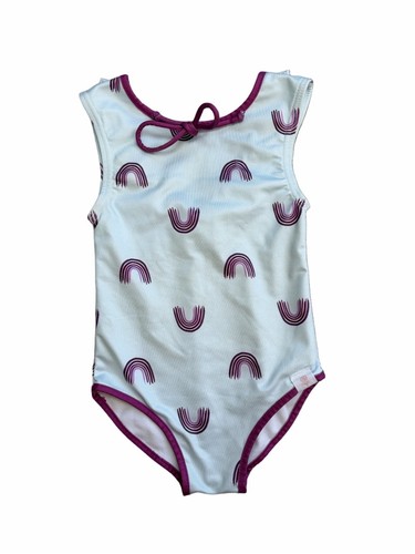 SweetHoney Size 18 Months Purple Rainbow Print One Piece Dance Leotard