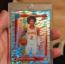 2021-22 Panini Donruss Optic Sharife Cooper #158 Atlanta Hawks Rated Rookie