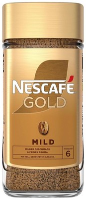 NESCAFÉ GOLD Mild, löslicher Bohnenkaffee Instant-Kaffee aus Kaffeebohnen (200g)