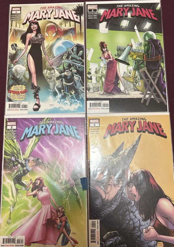 Marvel The Amazing Mary Jane Comic Book Lot Issues #1-4