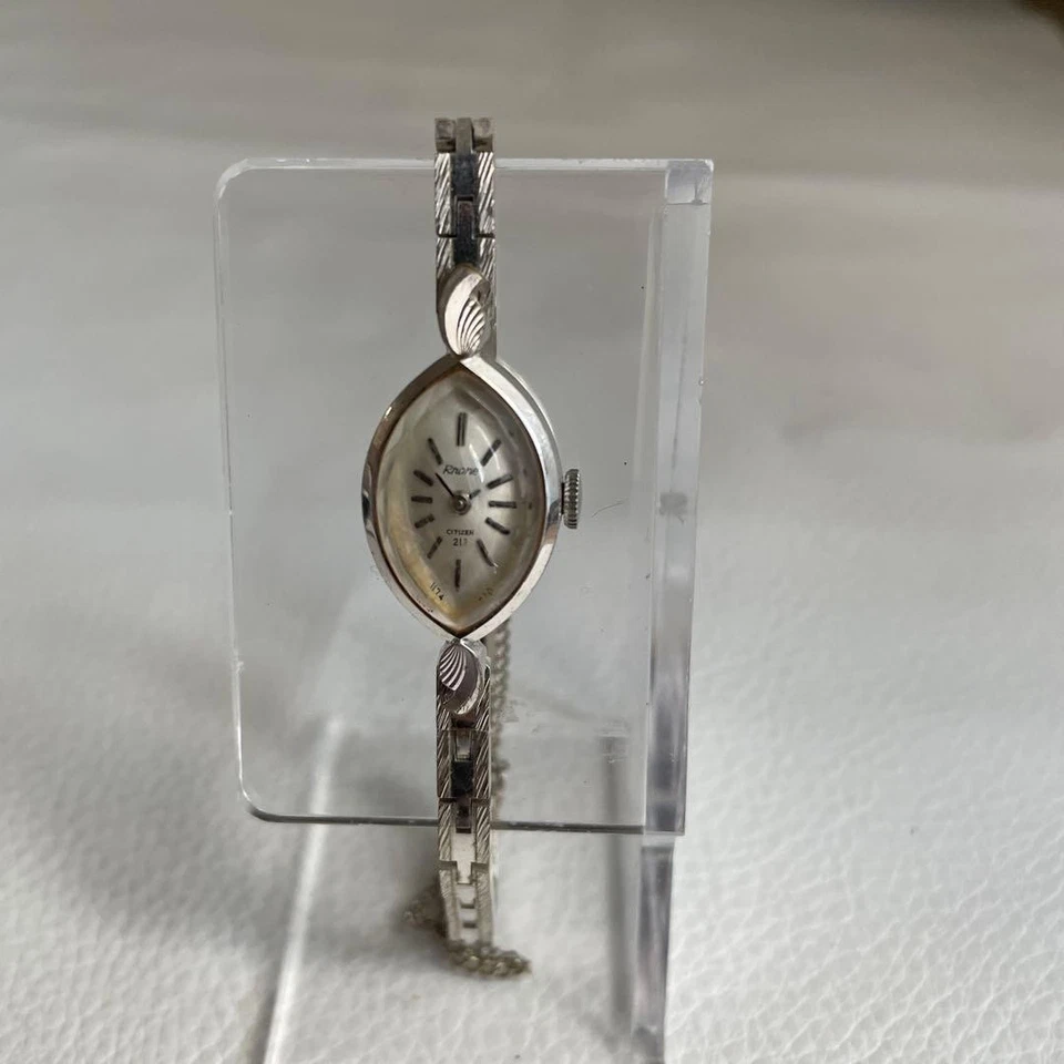 Подлинные часы Rhone Citizen с ручным заводом без аккумулятора без коробки подержанные K - Изображение 2 из 4