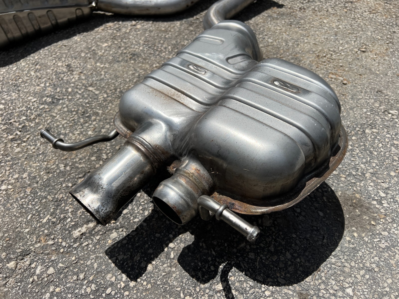 2011 - 2018 Bentley Continental GT  4.0L V8 Exhaust Mufflers Set OEM 6kmiles
