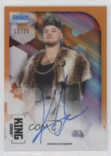 2020 Topps Chrome WWE Auto Orange Refractor 12/25 King Corbin #A-KC Auto z1r