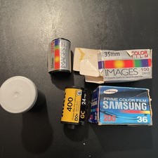 Kodak 35 mm 24 Ex. 400, Samsung 200, 36 Ex. EXPIRED Color Print Film 3 Rolls