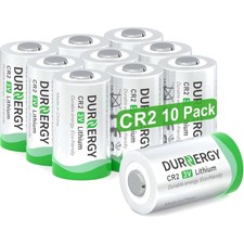 CR2 Lithium Batteries 10 Pack CR2 3V Battery for Rangefinders Flashlights Alarm