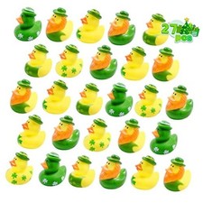 27 PCS St. Patrick's Day Rubber Ducks Baby Showers Accessories Mini 2.16"