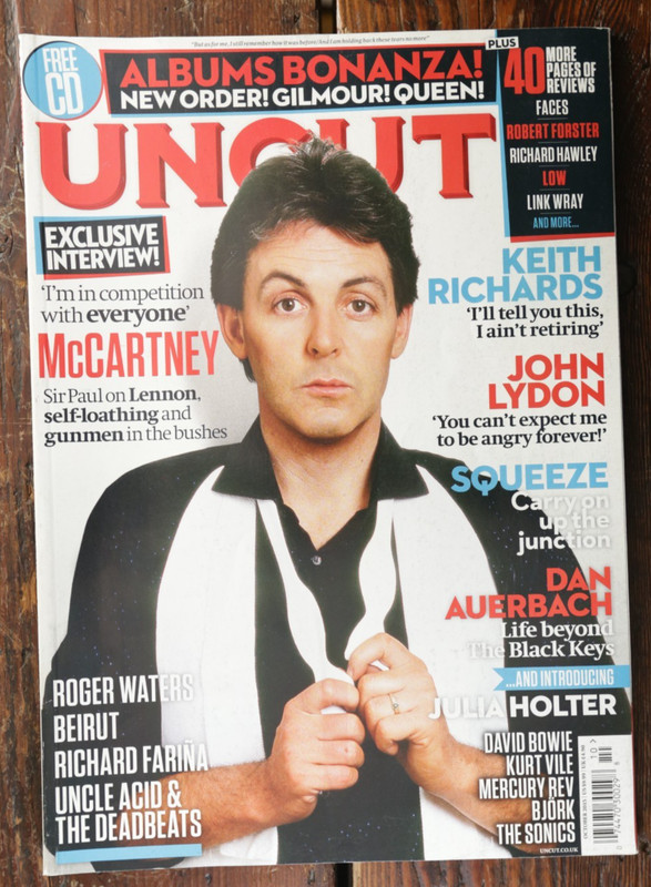 UNCUT MAGAZINE Take 221 OCTOBER 2015 Paul McCartney SQUEEZE John Lydon Used