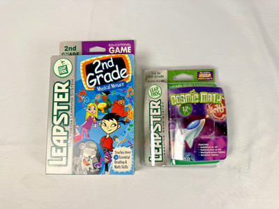 Leapfrog Leapster 2nd Grade Musical Menace & Cosmic Math - New/Sealed
