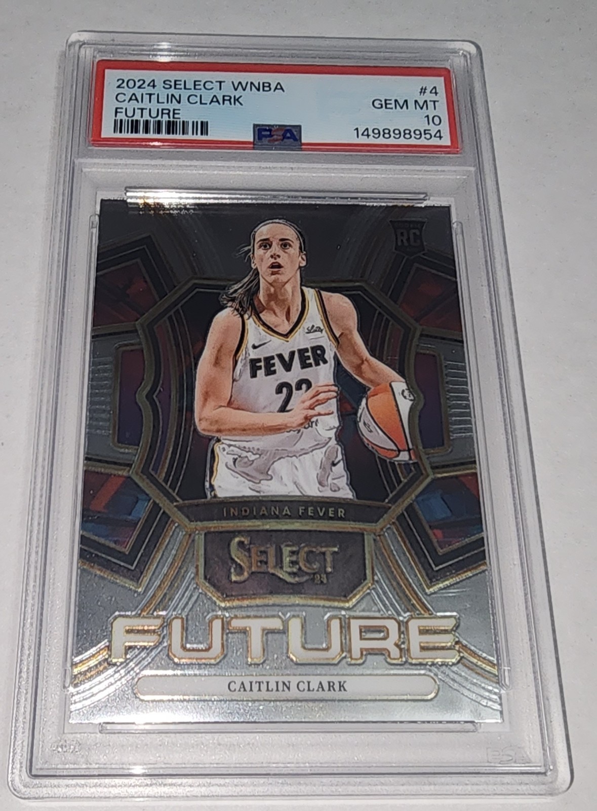 Caitlin Clark Autographed Shoes, Jersey, Fever Basketball, Rookie Card PSA10 view 13