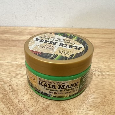 SPA Luxury Bamboo Fiber /Castor Oil/Neem Oil Hair Mask- Brittle Week Hair 6 Oz