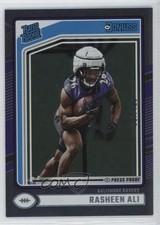 2024 Panini Donruss Rated Rookie Silver Press Proof 71/100 Rasheen Ali #347 4f5
