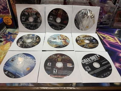 PS3 Game Lot (9 Games)   GTA V, Diablo III, Black Ops II, + More Loose Discs