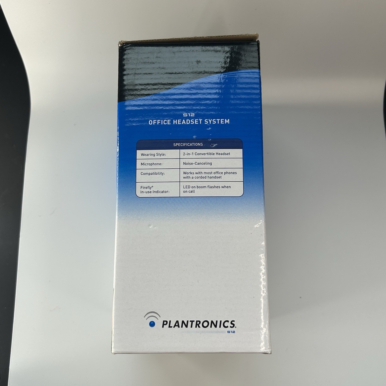 NEW ~ PLANTRONICS S12 Corded Telephone Headset System ~ 64703-03