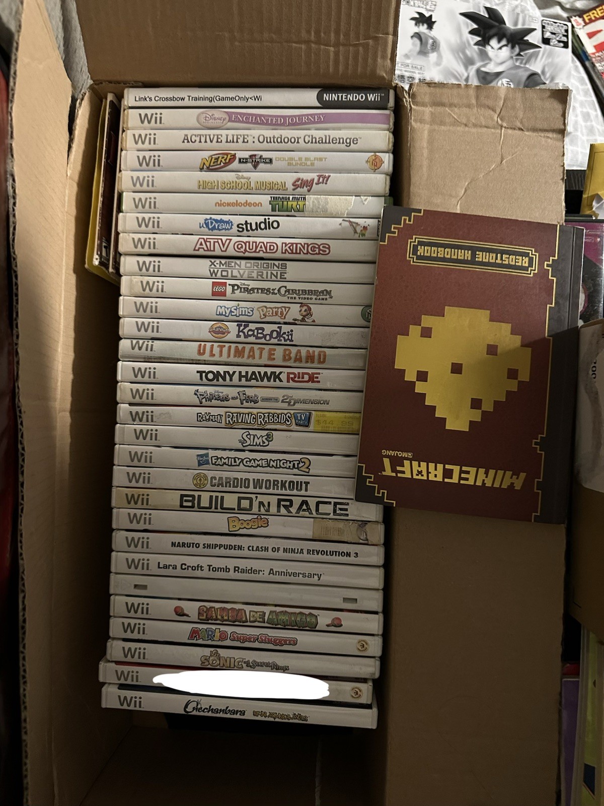 Nintendo Wii Games Lot 30 Mario Sonic Naruto and more - Tested CIB & Disc Only