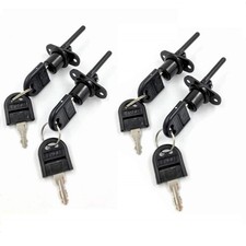 TBWHL 4 Pcs - Zinc Alloy Drawer Lock with Keys File Cabinet Lock Replacement,...