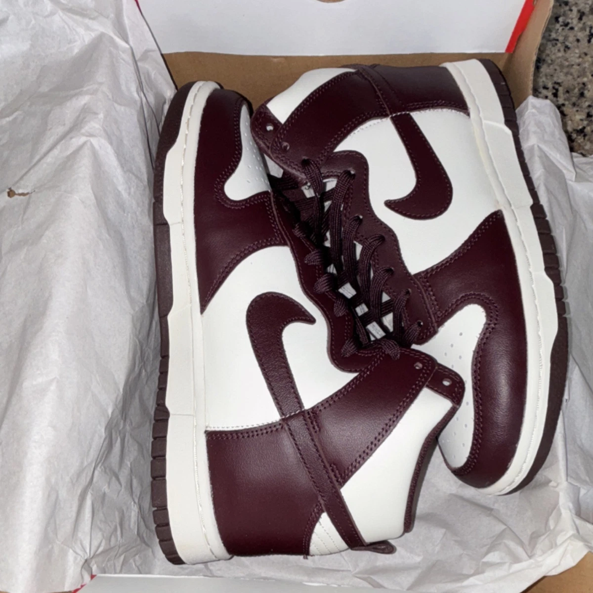Nike Dunk High Burgundy Crush W | eBay