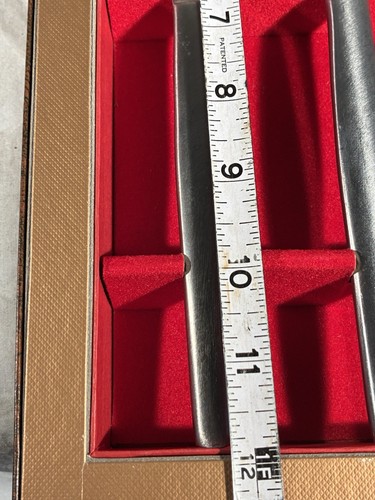 Vintage Kalmar Designs 4 pc Stainless Steel Knife and Fork Boxed Set from Italy - Picture 11 of 13