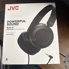 JVC Over Ear Headphones HA-S31M  DAMAGED BOX NEVER USED