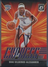 Signed 2024 Optic Express Lane Purple SHAI GILGEOUS-ALEXANDER Auto JSA Certified