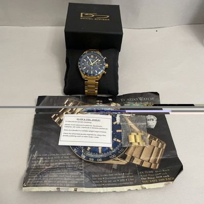 DANIEL STEIGER EX/TUBW TUXEDO NAVY MEN'S WATCH 9424G-M