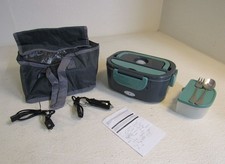 Standard Electronic Lunch Box 60W 1.5-L Gray/Green Solid And Durable DEF-001