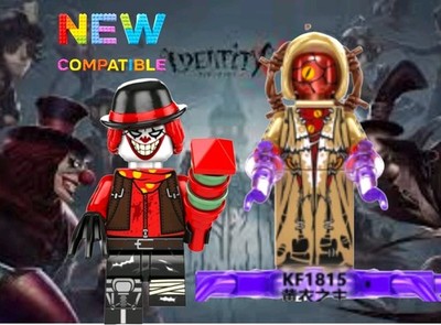 2 Figures Identity V Block MinFigure Joker Clown Hastur Feaster Horror Game Toys