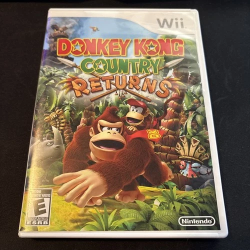Nintendo Donkey Kong Country Returns (Nintendo Wii, 2010) CIB Tested