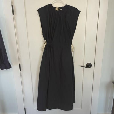 banana republic poplin tie waist midi dress Banana Republic Factory Poplin Tie Waist Midi Dress