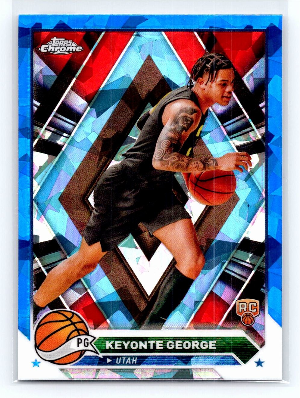 2023-24 Topps Chrome Sapphire Edition #153 Keyonte George