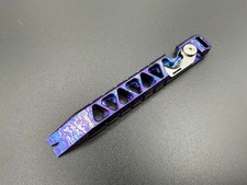 Ketuo Prybar Cutter Lightning Anodized Titanium With Integrated Belt/Cord Cutter