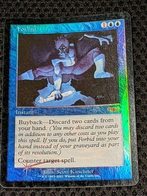 MTG Magic The Gathering - Forbid - FNM Promo 2002 - Very Good