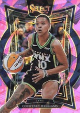 2025 Panini Select WNBA #23 Courtney Williams Pink Ice Prizms